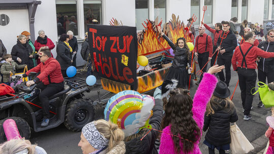 Karnevalsumzug in Kölbingen