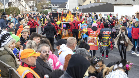 Karnevalsumzug in Kölbingen