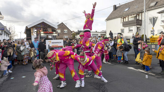 Karnevalsumzug in Kölbingen