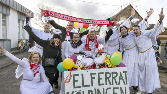 Karnevalsumzug in Kölbingen