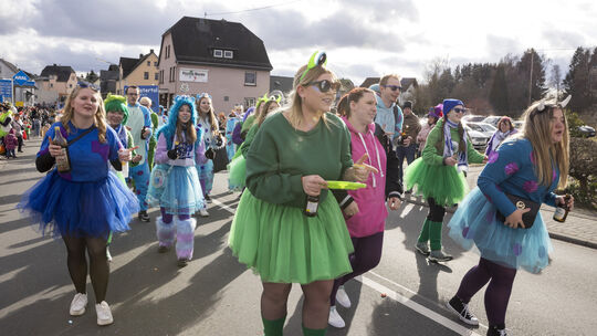 Karnevalsumzug in Langenhahn