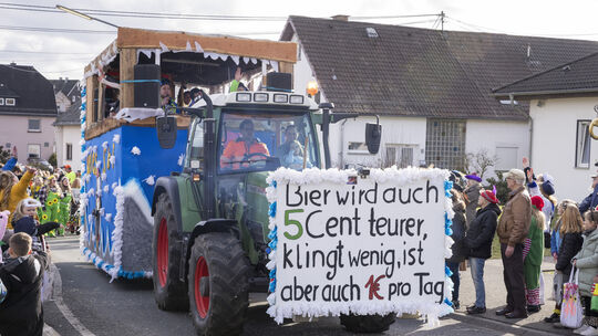 Karnevalsumzug in Langenhahn