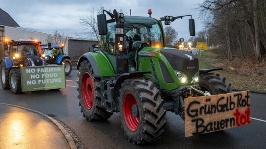 Protest der Landwirte - Günzburg