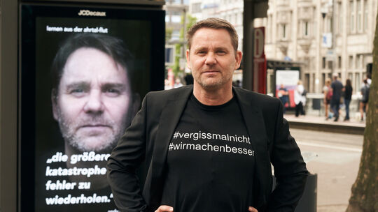 Plakataktion fordert Konsequenzen aus der Flut an der Ahr