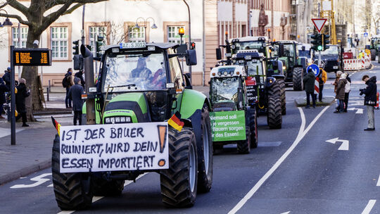 Bauernproteste - Mainz