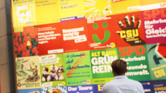 Ausstellung über bundesdeutsche Wahlplakate