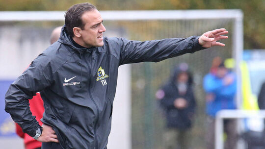 28.10.2023, Fussball, Herren, Oberliga Rheinland-Pfalz/Saar, Saison 2023/2024, FV 07 Diefflen - SV Eintracht Trier, Trai