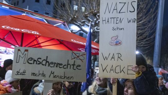 Demonstrationen gegen Rechtsextremismus - Mainz