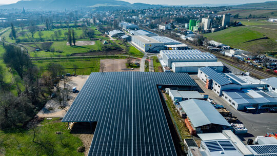 Solarkraftwerk Allit Drohnenfoto