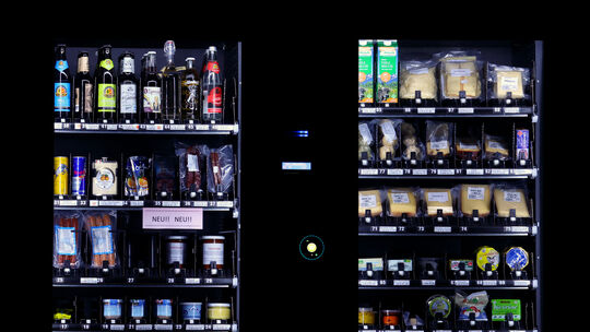 Lebensmittelautomat auf dem Land
