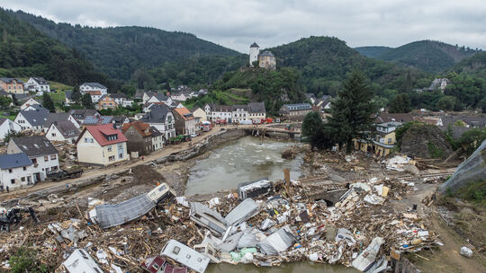 Nach der Flutkatastrophe im Ahrtal