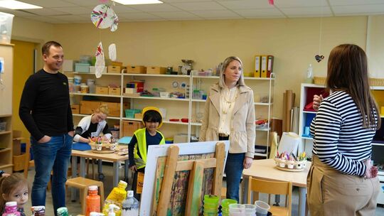 Kinder machen bei Konzeption der Kita Kastanienhof in Neuwied mit