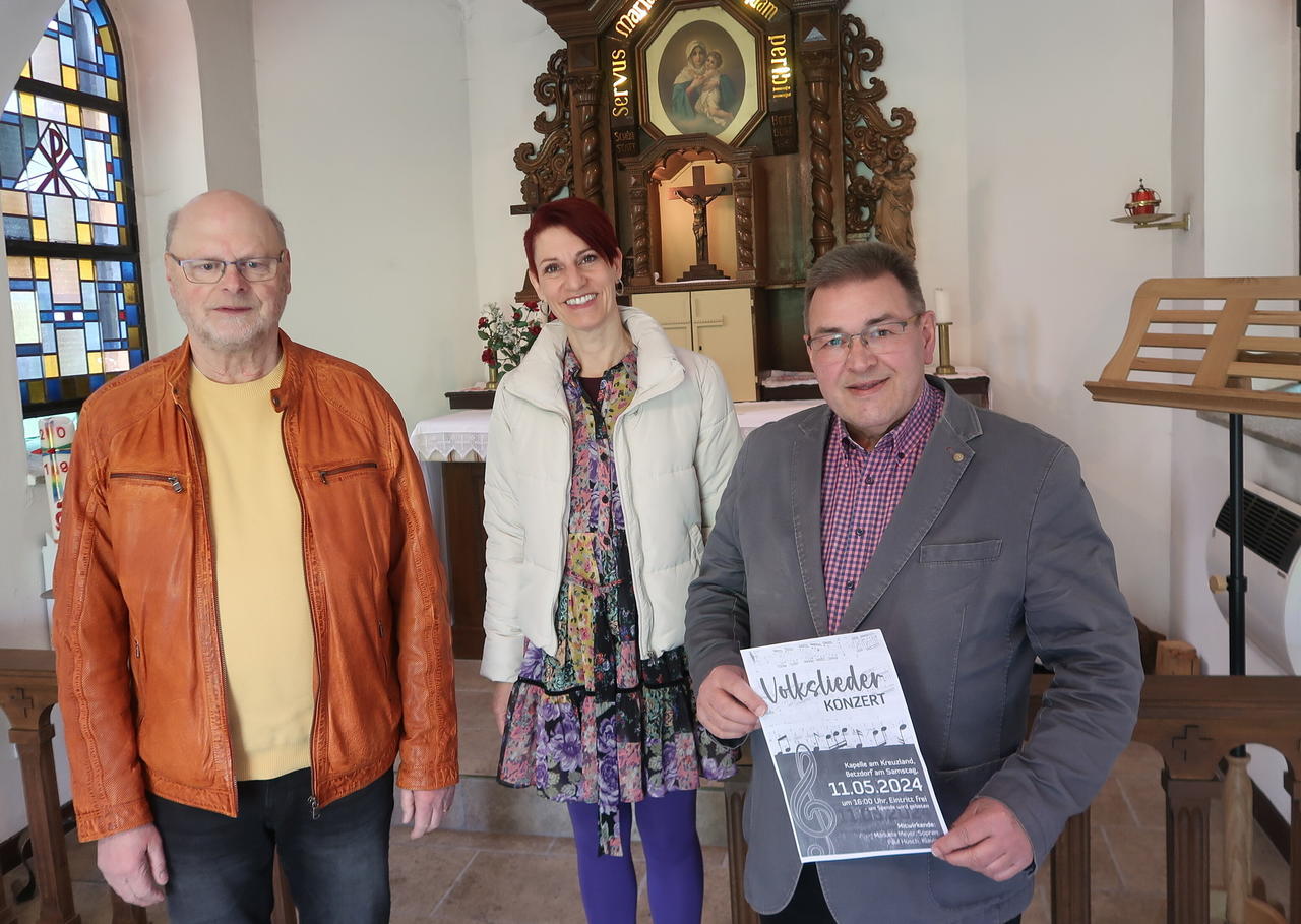 Besondere Premiere am 11. Mai: Erstmals Konzert in der Kreuzlandkapelle