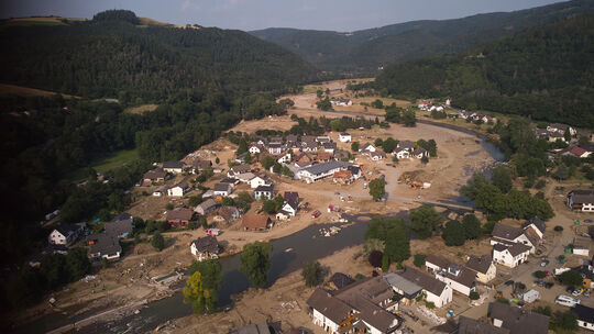 Nach dem Unwetter in Rheinland-Pfalz