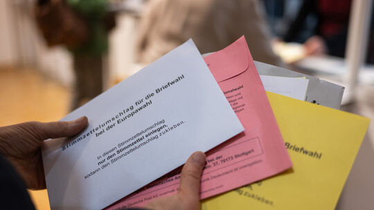 Europa- Kommunalwahl in Baden-Württemberg