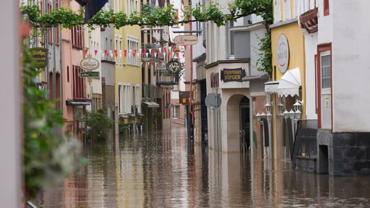 Hochwasser in Rheinland-Pfalz - Mosel