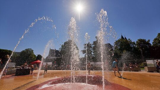 Coronavirus - Wasserspielplatz Koblenz