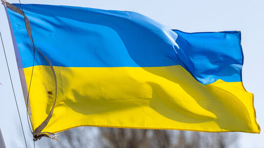 Flagge der Ukraine