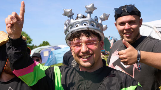 Vorbereitung auf Open-Air-Festival «Rock am Ring»