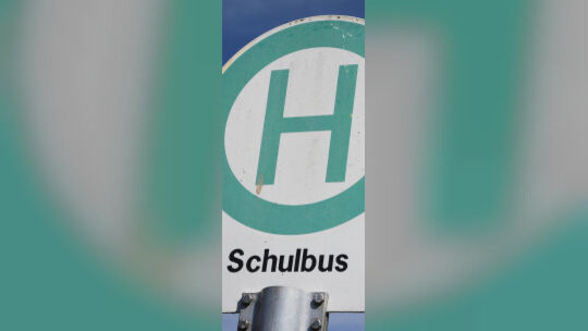 Haltestelle für einen Schulbus