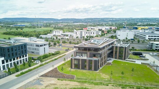 Luftbild Gewerbegebiet Koblenz-Bubenheim
