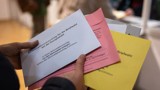 Europa- Kommunalwahl in Baden-Württemberg