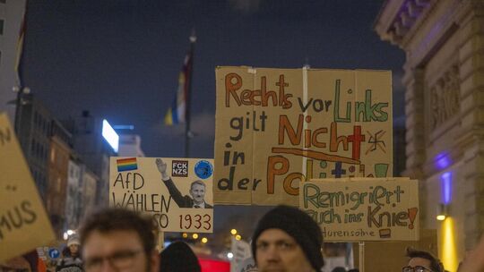 Demonstrationen gegen Rechtsextremismus - Mainz
