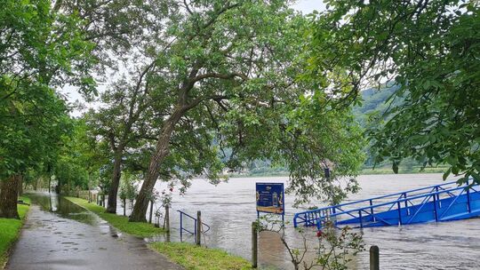 Hoch wasser Lahnstein 3.06.2024
