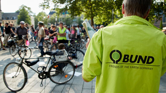 Fahrradprotest (Critical Mass) in Koblenz