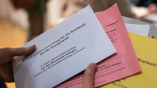 Europa- Kommunalwahl in Baden-Württemberg
