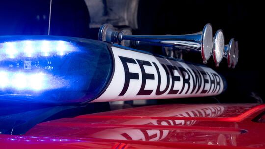 Großbrand in Schreinerei.