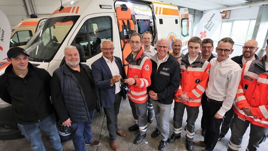 Neuer KTW für das DRK Neuwied: Spezialfahrzeug für den Einsatz im Zivilschutz