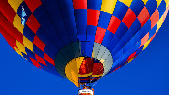 Heißluftballon-Festival in der Schweiz
