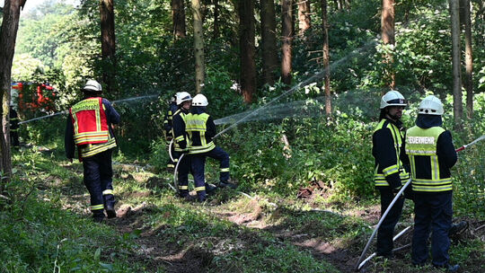 Waldbrandübung Landkreis Neuwied