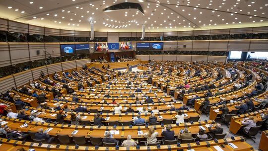 Plenarsaal des Europäischen Parlaments