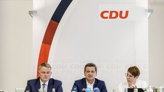 CDU-Pressekonferenz zu Kommunal- und Europawahlen