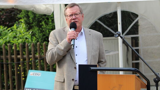 Martin Lerbs (CDU), abgewählter Ortsbürgermeister von Waldbreitbach, bei einer CDU-Veranstaltung in Waldbreitbach