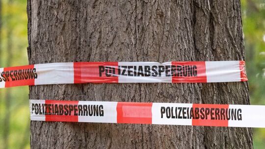 Absperrband der Polizei