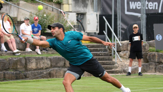 BAU// 09.06.2024 Stuttgart Tennis Boss Open, Benjamin Hassan (GER) *** BAU 09 06 2024 Stuttgart Tennis Boss Open, Benjam