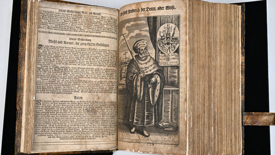 Restaurierte Lutherbibel aus dem Ahrtal