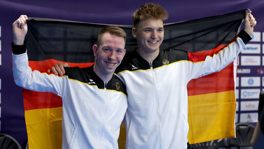 Caio Lauxtermann (r) und Fabian Vogel