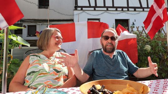 EM-Spiel Deutschland gegen Dänemark: Ole Andersen aus Segendorf