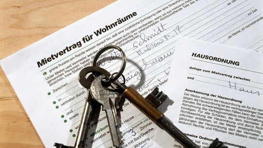 Mietvertrag für Wohnräume