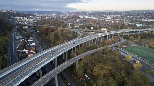 Bauarbeiten an B327 – Südtangente