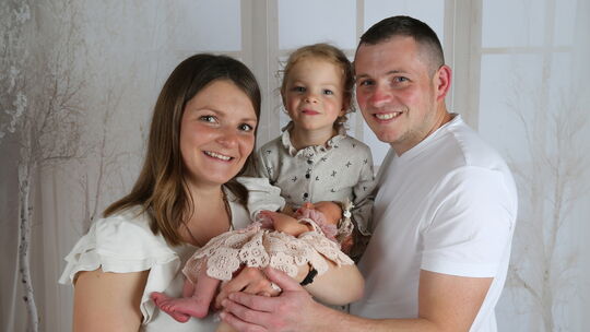 Familie Münch im Babyglück