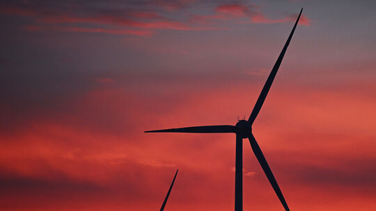 Windpark in Österreich