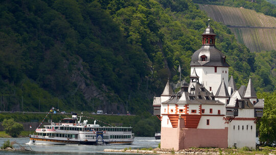 Sonniges Wetter am Mittelrhein