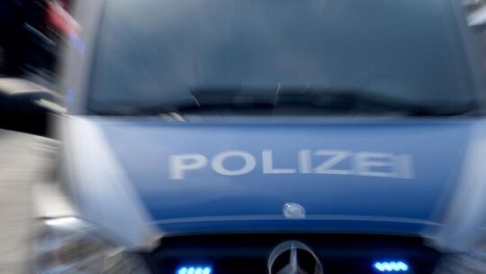 Polizei mit Blaulicht
