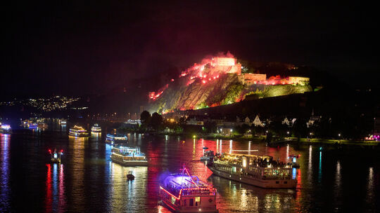 Rhein in Flammen