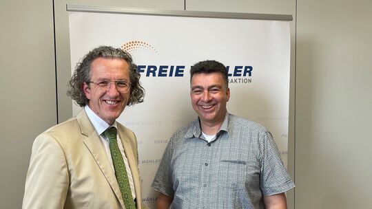 Joachim Streit und Helge Schwab